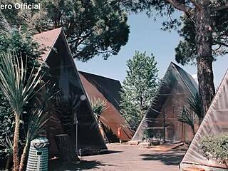 friend warns about cumming inside during bush fuck