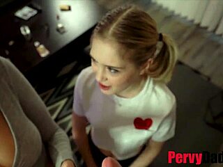 hey, imagine anastasia knight and eliza ibarra in a taboo threesome, skinny teens getting double fucked hard and horny