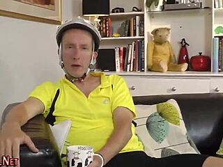 British milf in stockings and heels gets hardcore facial