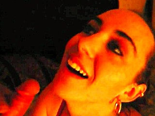 In my home video, the whore sucks cocks and gets a facial