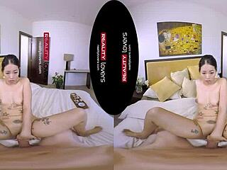 Thai Girl Rides Hard in Raw POV Action Scene