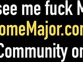 Rome Major And Yasmine De Leon In Hardcore 3-Some Rimjob Cumshot