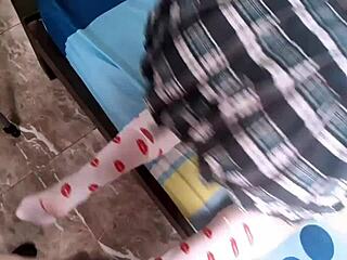 my school friend lets me touch that hard dick and pounds my tight pussy after class 😈