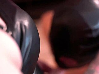 Dominatrix nika loves to fuck her slaves in the mouth with a strapon