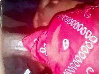 Ebony woman tops me off for cash in closet