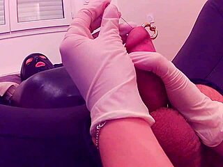 First time needle play on cock with intense bondage and pain.