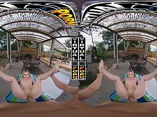 Virtual Reality Blonde Teen Britt Blair Adventure