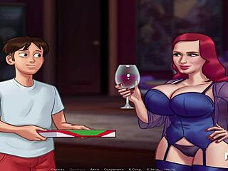 Why does the mature redhead lady crave solid sex in Summertimesaga e2 23?