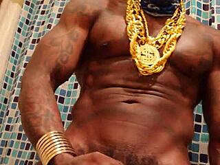 Hallelujah Johnson Worshipping Huge Big Black Cock Solo