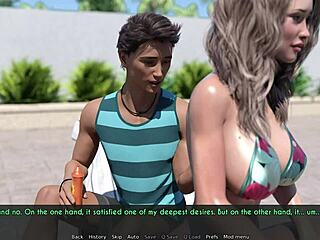 I’m stunned by sunbathing with Sam in this cheating 3D hentai animation AWAM 14A