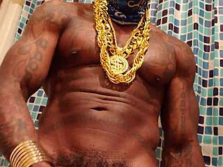 Hallelujah Johnson Worshipping Huge Big Black Cock Solo