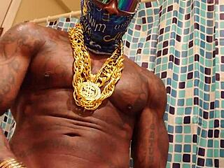 Hallelujah Johnson Worshipping Huge Big Black Cock Solo