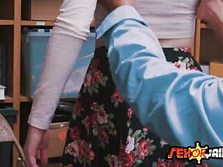 teenage shoplifter dolly leigh caught in store