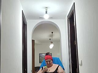 coolmarina pees and plays with a bottle