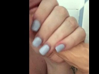 I slipped in the shower with my toys and gave a sloppy blowjob