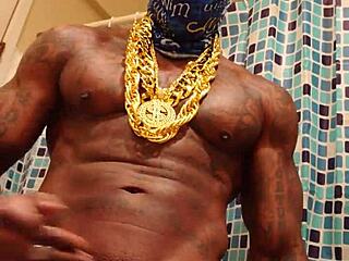 Hallelujah Johnson Worshipping Huge Big Black Cock Solo