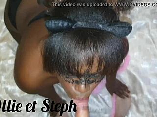 ollie et steph ma femme black se masturbe avant de me sucer