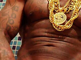 Hallelujah Johnson Worshipping Huge Big Black Cock Solo