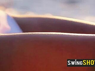 Imagine Hot Busty Brunette Riding Big Cock In Wild Swinger Orgy