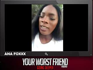 Ana Foxxx, the legendary pornstar, goes deeper in season 3 with her worst friend