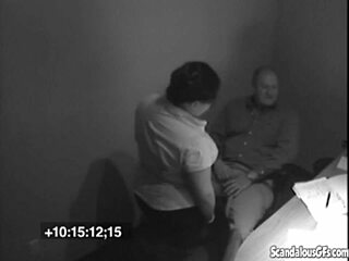 a fat secretary with big boobs gives her boss a blowjob