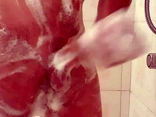 I love jerking off in the shower, feeling the cum build up intensely