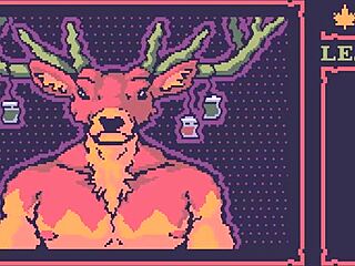 I ride that monster cock in the forest during our intense night fuck, ending with a huge cumshot.