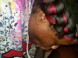 Getting Sloppy Toppy at the House with Ebony POV Action