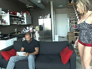 Wow, pawg milf sara jay spreads legs for big cock!