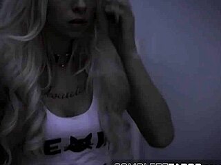 blonde teen explores taboo desires in hardcore oral scene