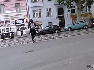 Czech lady picked up for raw sex for cash