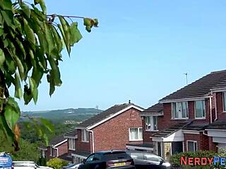 yorkshire geek gets tricked into hardcore oral and facial