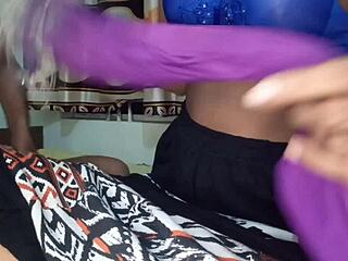 Professor Fucks Brother's Wife in Bedroom with Cowgirl, Doggystyle, and Missionary Positions