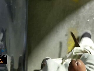 Public interracial encounter with neighbors in a casual setting