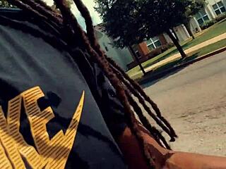 this tattooed latina with wet pussy squirted while riding big black cock for double creampie