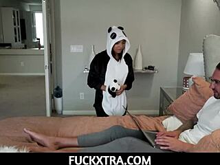 I Couldn't Resist Playful Babe Zerella Skies In Her Cute Panda Outfit For Kinky Hardcore Fucking.