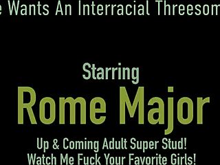 gorgeous mocha menage pounded by big dick rome major and his bro