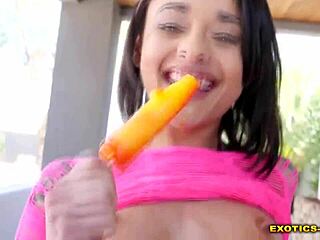 Adorable teen pornstar gets roughly fucked by black stud in hardcore scene