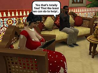 i'm desi saree aunty lakshmi takin his virginity