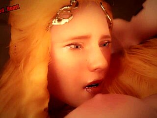 Sif gets mating pressed hard in wild 3D cartoon creampie scene