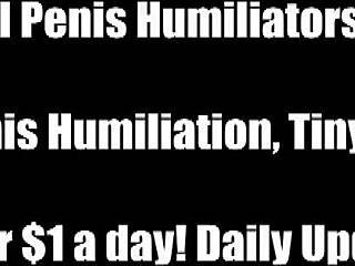 We Take Turns Humiliating Your Tiny 18+ Dick In BDSM Session.