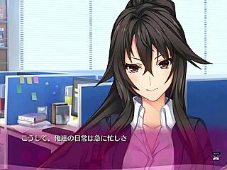 Bukkake hentai game 05 features intense blowbang action