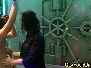 Glam Skanks Get Cumshot at Outdoor Party