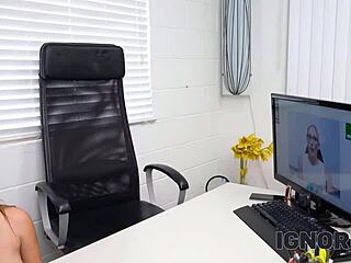 Intriguing Casting Interview with a View on the Desk