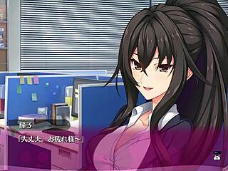 Bukkake hentai game 05 features intense blowbang action