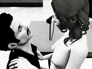 Prison prostitute teases with blowjob and deepthroat