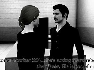 Prison prostitute teases with blowjob and deepthroat