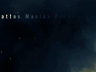 chubby blonde bent over for interracial blowjob in bathroom