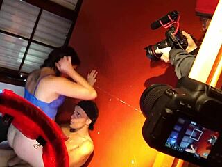 Bastidores with Pernocas and Luccy Joplin in hot reality scene