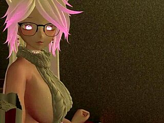 Busty babe teases and rides you publicly on train and theatre